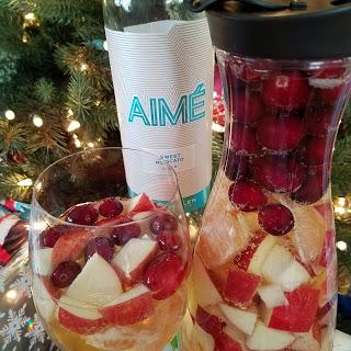 Holiday White Sangria with Aime Sweet Moscato