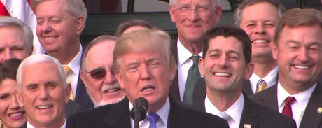 GOP Celebrates Giving Massive Tax Cuts To The Rich