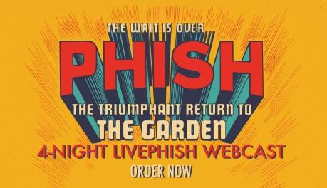 Phish: webcasts of New Year's Run @ Madison Square Garden, NYC