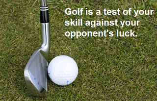 golf ball skill vs luck