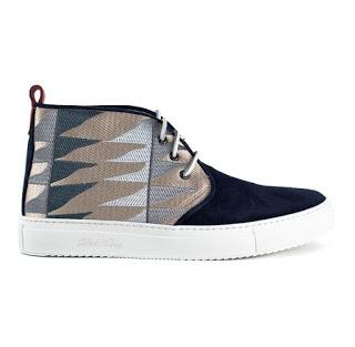 About The Chukka Lkife:  Del Toro Shoes X Brent Wadden Blue Chukka Sneaker