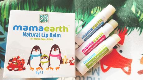 Review - Mamaearth Natural Lip Balm for Mama, Papa and Baby