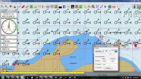pilot chart weather routing opencpn