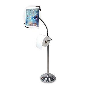Image: CTA Digital Pedestal Stand for iPad 2/3/4 with Roll Holder