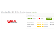 "Winni Celebrating Relations" User Review Worst Terrible Online Service Mouthshut