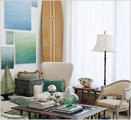 14 excellent beach themed living room ideas