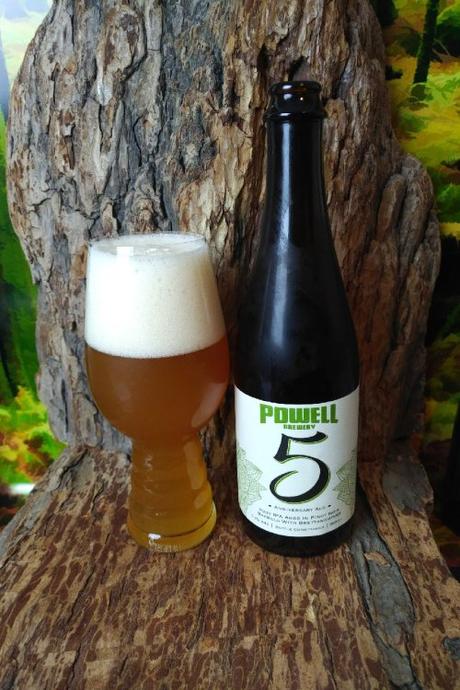 5th Anniversary Ale (Barrel Aged Hazy IPA) – Powell Brewery