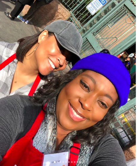 #SkidRowChristmas  Loni Love & Shaunie O’Neal Help Feed The Homeless