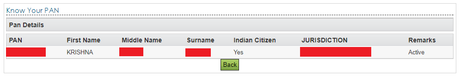 Get Your PAN Card Details By Name, Address and DOB