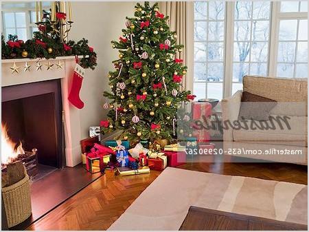 christmas tree in living room photos