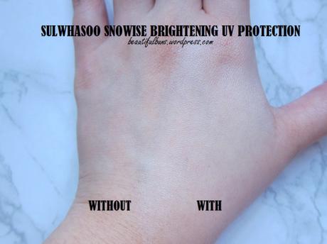 Review: Sulwhasoo Snowise Brightening UV Protection (Peach)