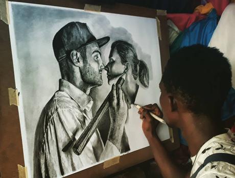 My portrait by @oliscoart (check him out, amazing talent) #portrait #benheine #detailed #pencil #drawing #pencilonpaper #pencilsacademy #newschoolartistry #africanartist #africanart #hyperrealism #realism #photorealism #nigerianartist #naijaart #nigeri...