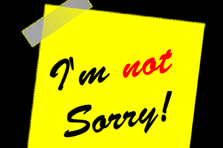 Should We Stop Saying Sorry?