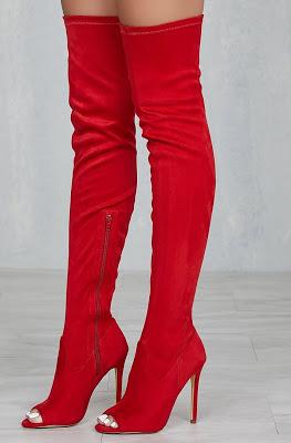 Shoe of the Day | Lilly's Kloset Lori Thigh High Peep Toe Boots Shoe of the Day | Lilly's Kloset Lori Thigh High Peep Toe Boots