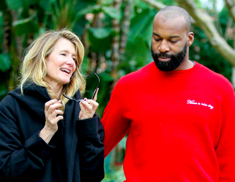 Laura Dern And NBA's Baron Davis Look Pretty Sexy Smooching In