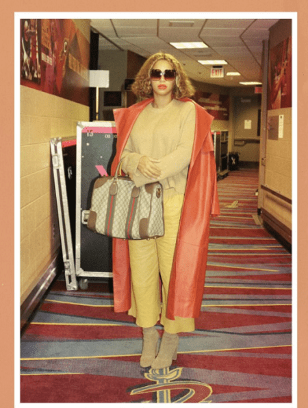 Beyonce Rocks Alice McCall Dress During Miami Photoshoot