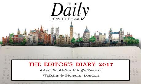 The Daily Constitutional Editor's Diary 2017 January: Big Walks, Chips, Birthdays, Bowie, The V&A & #UrbanGeology