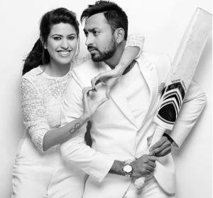 Krunal Pandya Pre-Wedding Photoshoot in Cricket style