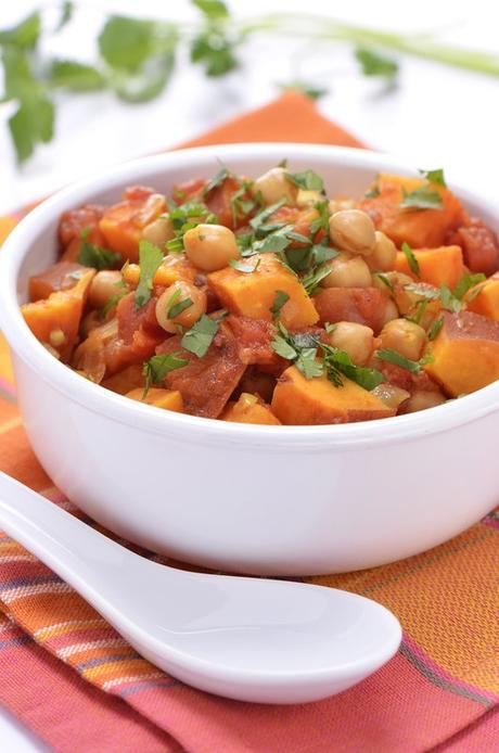 Sweet Potato Curry with Chickpeas