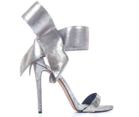 Shoe of the Day | Aminah Abdul-Jillil Metallic Open Toe Sandals