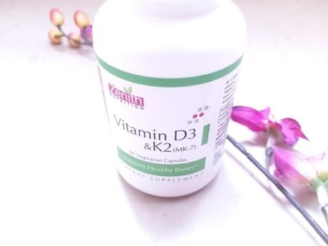 Zenith Nutrition Vitamin D3 and K2 (MK-7) Capsule