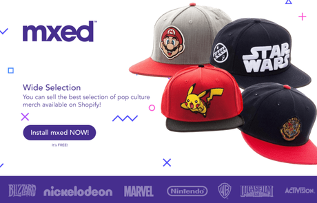 Mxed APP: Double Your Shopify Sales with Officially Licensed Products