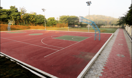 A view of the basketball court at Novotel Airport Hyderabad