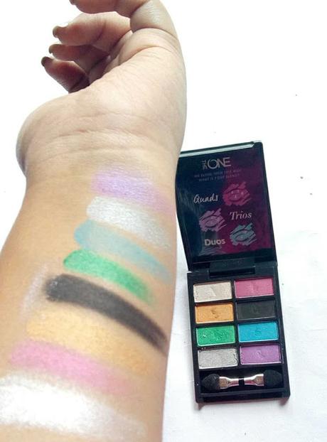 Oriflame The One Blend Eyeshadow Palette Review Swatches & Application