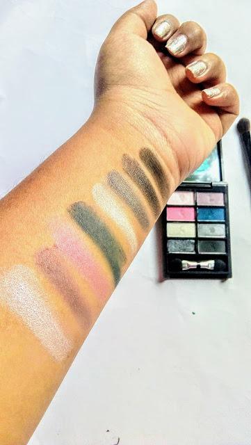Oriflame The One Blend Eyeshadow Palette Review Swatches & Application