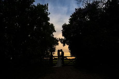 Best york wedding photography sunset silhouette