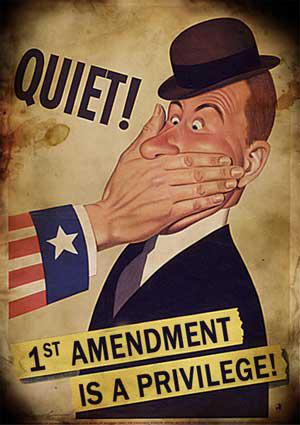 Constitution - Freedom of Speech - A VERY BAD THING