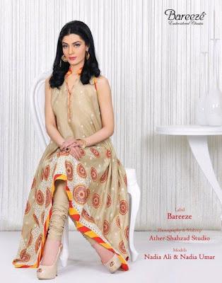 Bareeze Summer Embroidered Classic Collection 2012