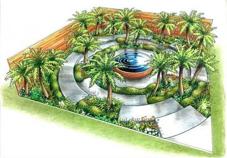 artist impression of world vision garden