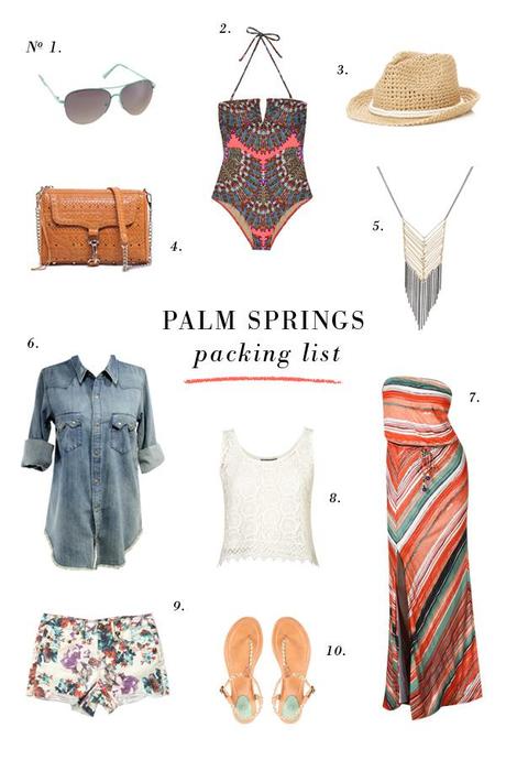 PALM SPRINGS // Packing List