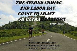 2ND LABOR DAY COAST TO COAST 65K ULTRAMARATHON