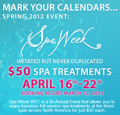 Spa Week - The Most Pampering Time of the Year