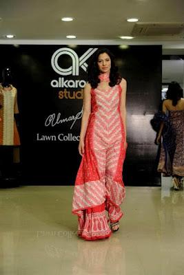 Umar Sayeed Launch Fashion Show 2012 at Alkaram Studio