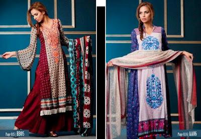 Subhata Embroidered Collection 2012 By Shariq Textiles