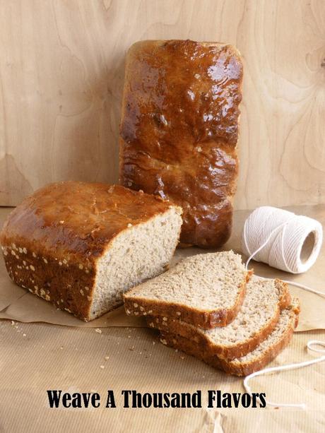 Whole wheat, oatmeal & walnut bread -01