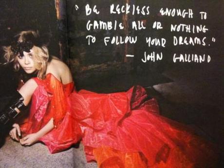 John Galliano and Mary Kate Olsen