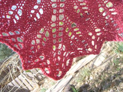 Back on the Knitting Front: Bitterroot Shawl and Hermione's Socks