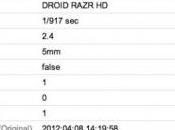 Results Image Motorola RAZR Droid XT926 Appears