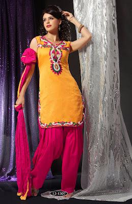 Patiala Salwar , Patiala Trouser ,Patiala Salwar Kameez , New Patiala Fashion 2012
