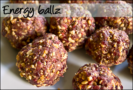 Runner's food: energy ballz