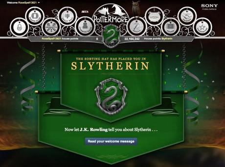 I’m on Pottermore