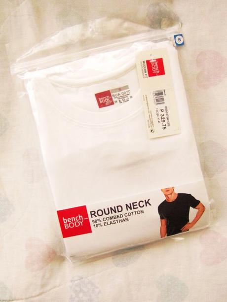 Milk Tee – ReWearing the White shirt, BenchBody Men’s White Roundneck