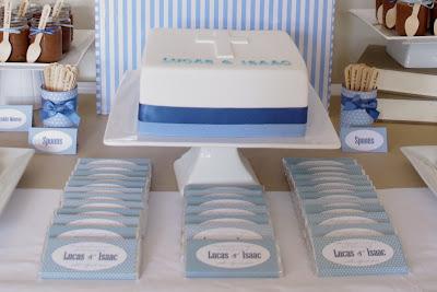 Twin Christening Party  by Party Cakes Canberra