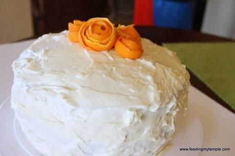 Fresh Orange and Vanilla Cake