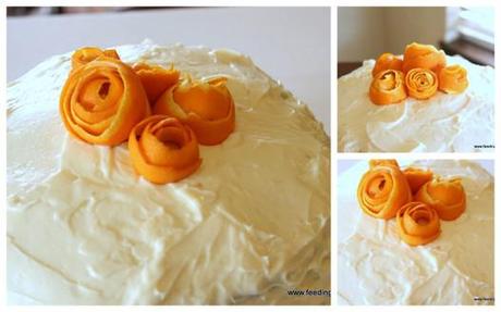 Fresh Orange and Vanilla Cake