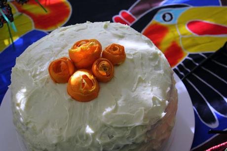 Fresh Orange and Vanilla Cake